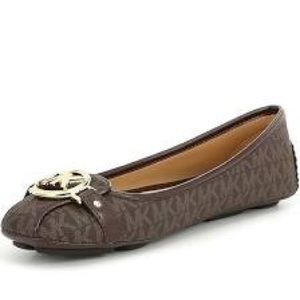 Michael Kors moccasin Fulton logo loafers 8m new